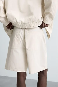 BERMUDA REGULAR FIT RAYURES