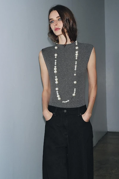 BODY DOUX À COL CHEMINÉE