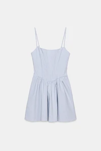 ROBE CORSET VOLUME CARREAUX VICHY
