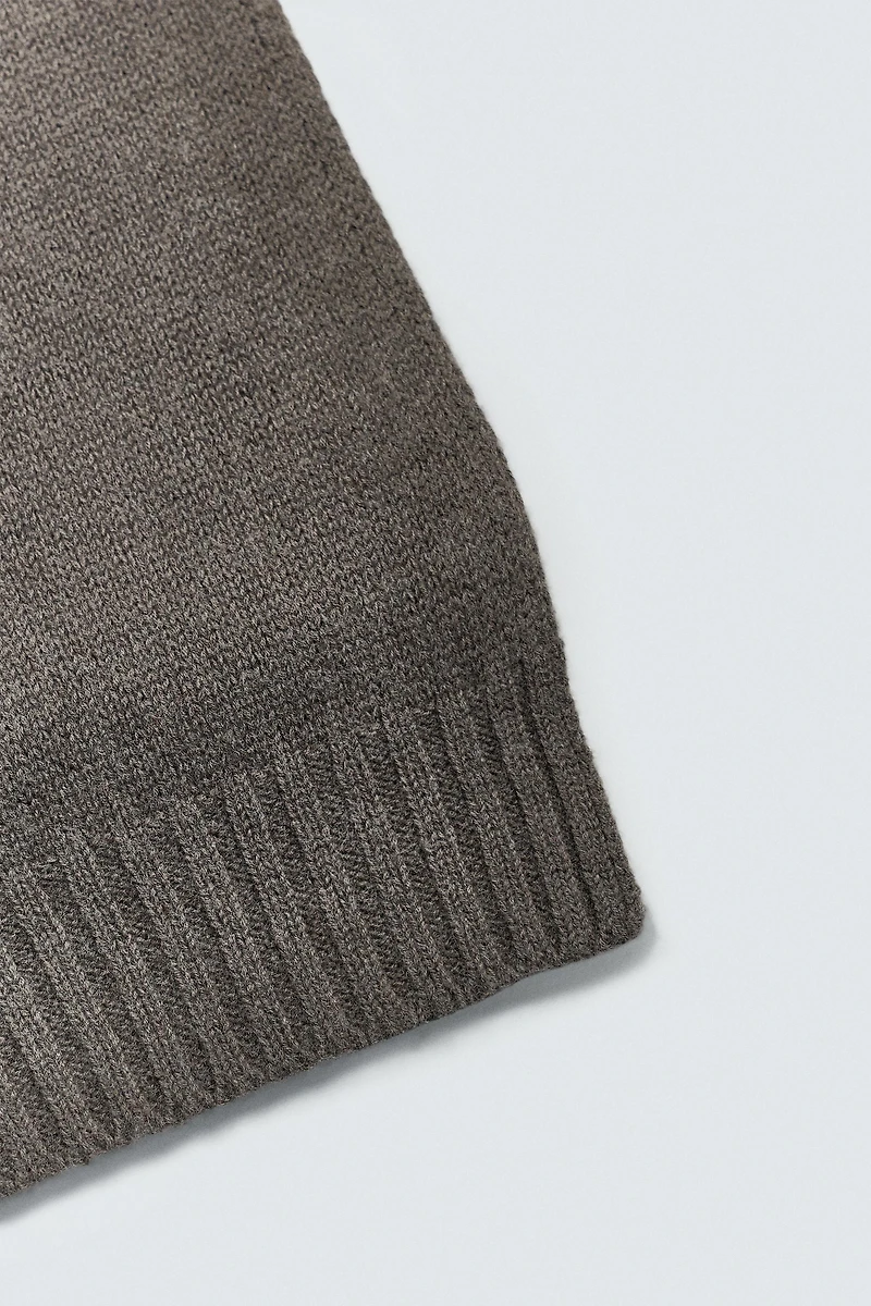 ÉCHARPE 100% LAINE TRICOTÉE