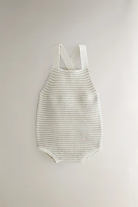 COTTON AND SILK BABY OVERALLS