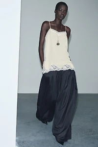 PANTALON À RAYURES TENNIS PINCES ZW COLLECTION