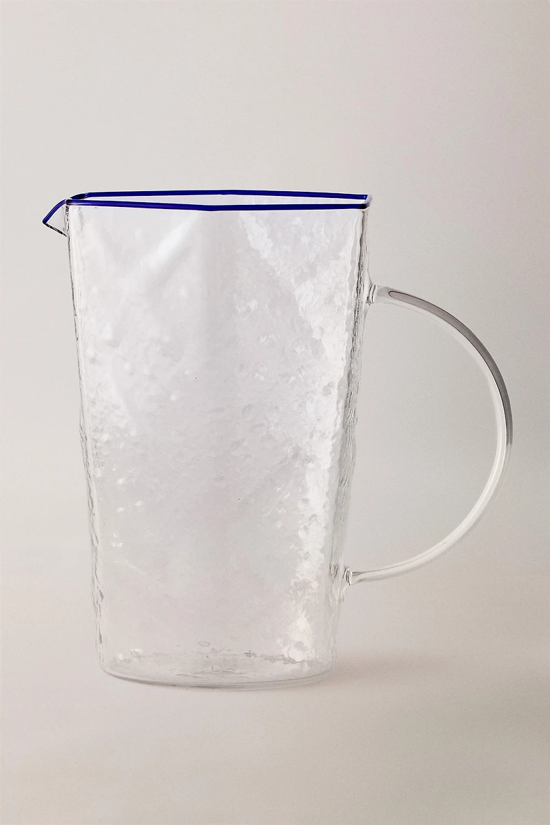 HEXAGONAL BOROSILICATE PITCHER