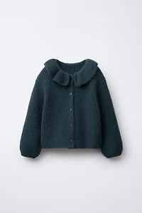 CARDIGAN WITH PETER PAN COLLAR