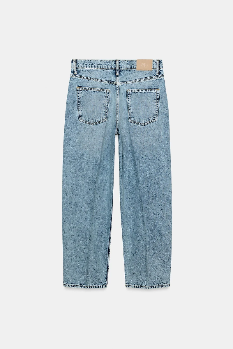 Z1975 MID-RISE BARREL JEANS WITH PRESSED CREASE