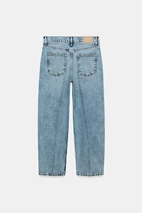 Z1975 MID-RISE BARREL JEANS WITH PRESSED CREASE