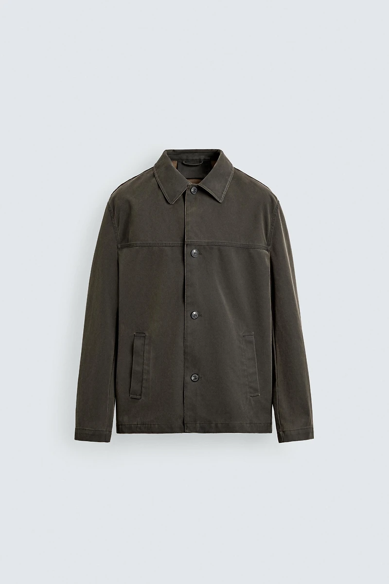 WASHED BOXY FIT JACKET