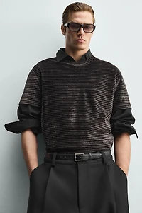 WASHED STRUCTURED T-SHIRT