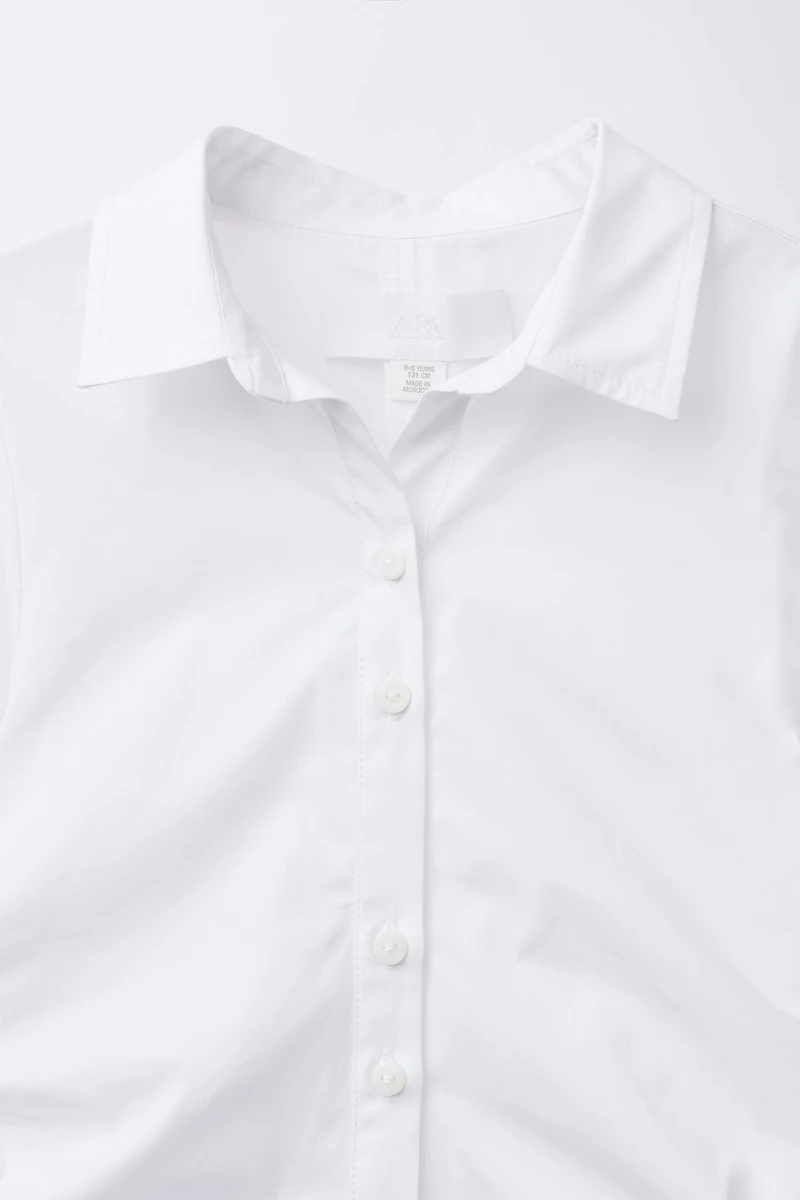 SIDE RUCHED SHIRT