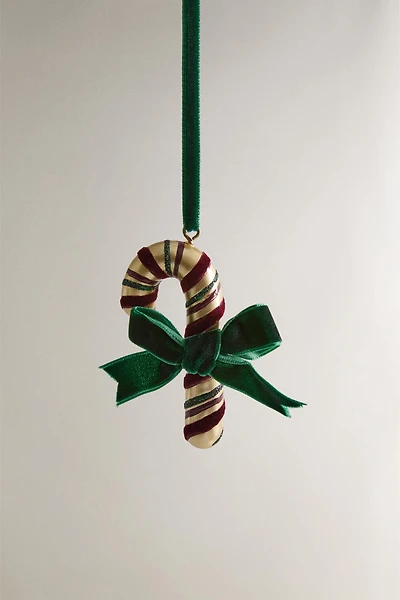 CHRISTMAS TREE CANDY CANE ORNAMENT