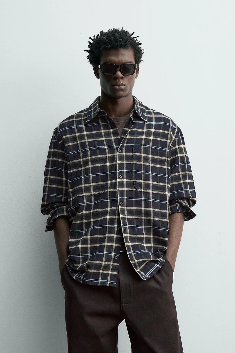 PLAID FLANNEL SHIRT