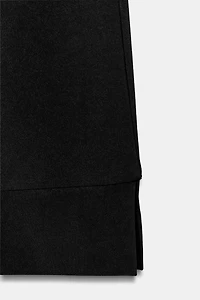 PANTALON DROIT EN CRÊPE À OUVERTURES