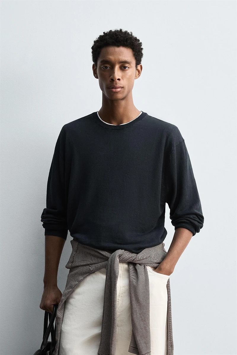 PULL LÉGER 100 % CHANVRE