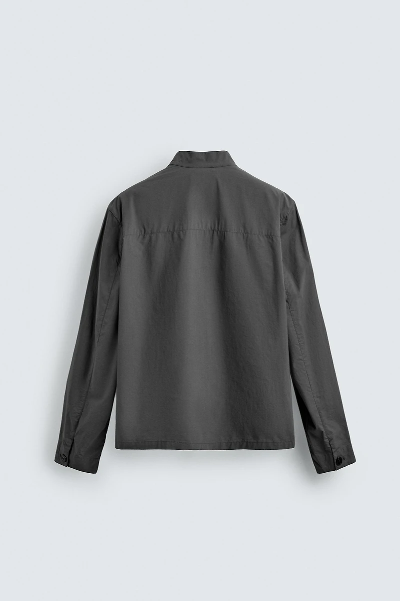 COTTON POCKET OVERSHIRT