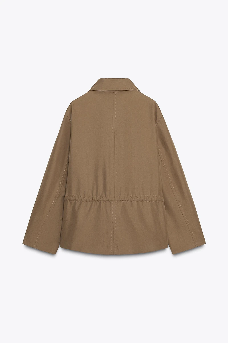 ZW COLLECTION SHORT PARKA WITH ADJUSTABLE WAIST