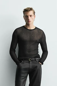 PULL SLIM FIT SEMI-TRANSPARENT
