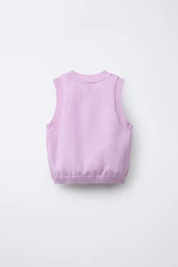 TOP EN MAILLE À SEQUINS