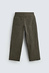 WASHED WIDE FIT PANTS