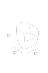LINEN ACCENT CHAIR