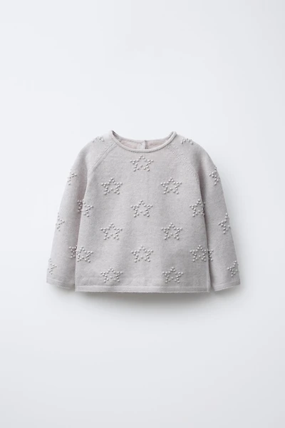 EMBROIDERED STAR KNIT JUMPER