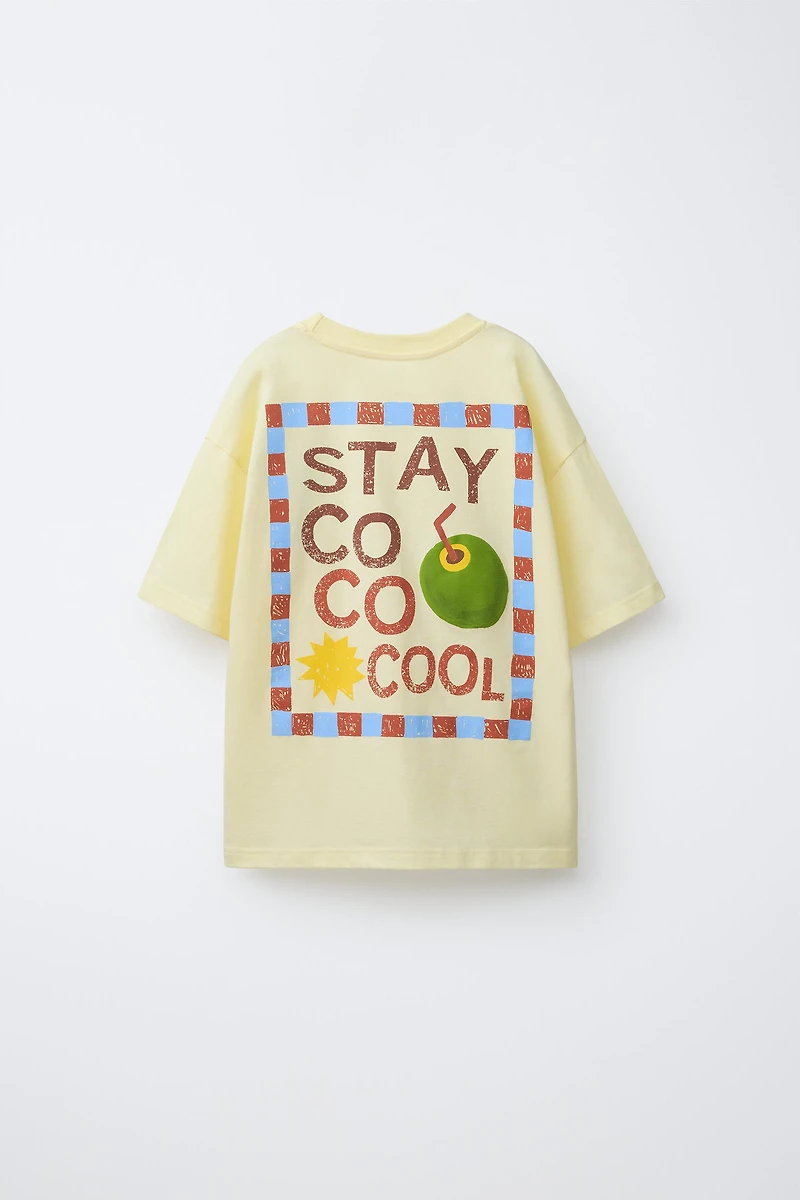 COCONUT PRINT T-SHIRT