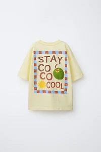 COCONUT PRINT T-SHIRT
