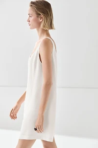 Flowing linen short dress