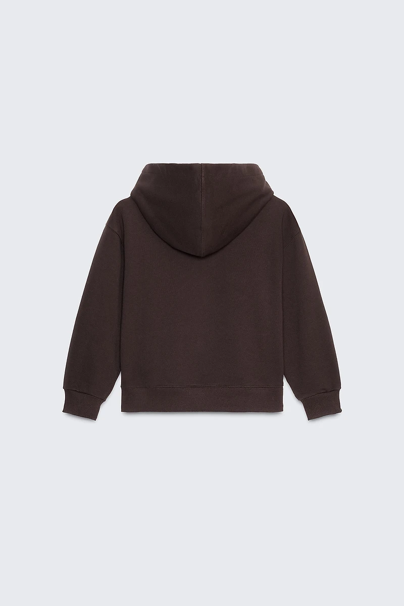 50TH ANNIVERSARY EMBROIDERED TEXT HOODIE