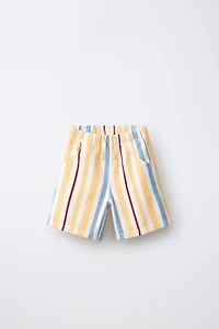 SHORT À RAYURES