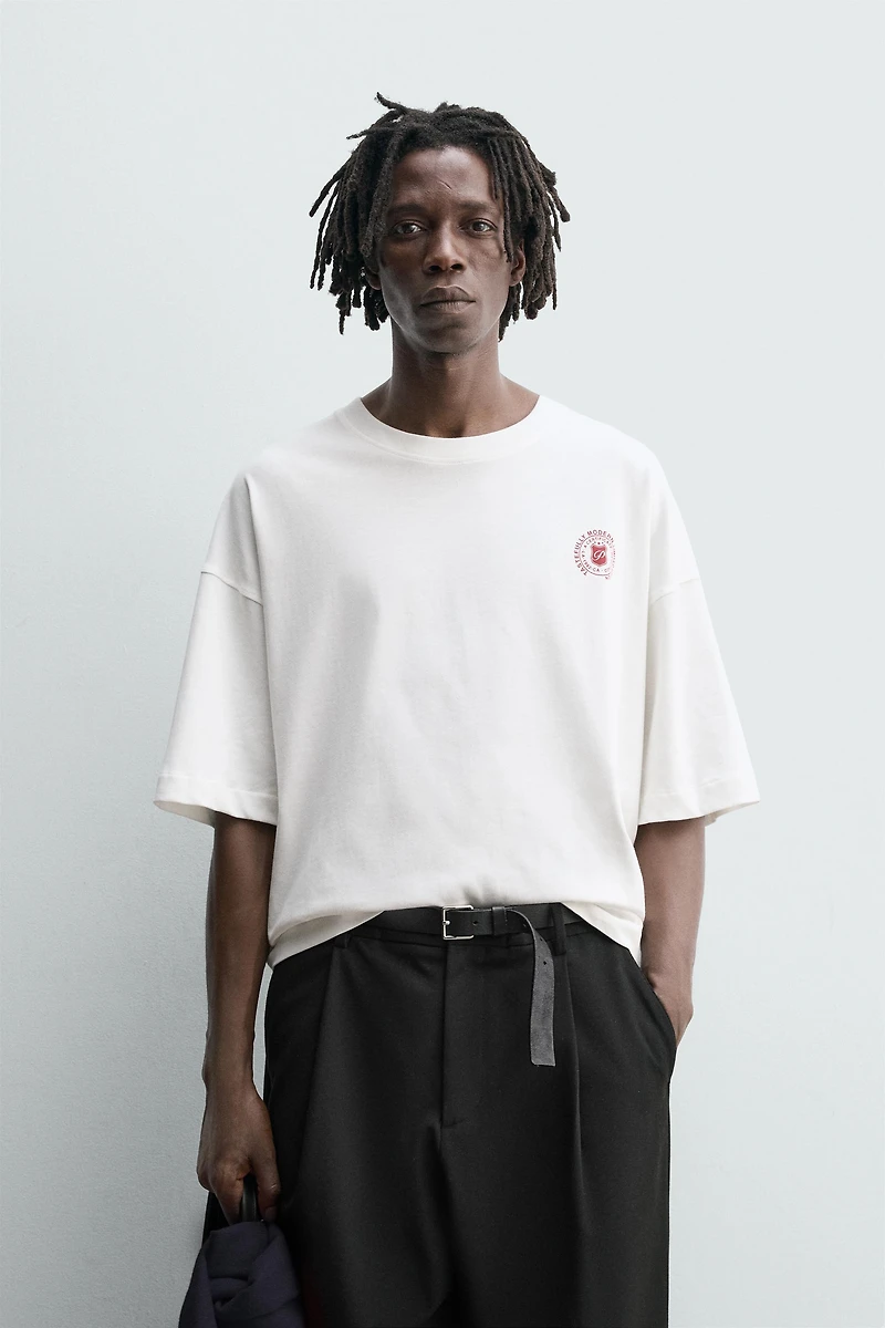 PRINTED TEXT T-SHIRT