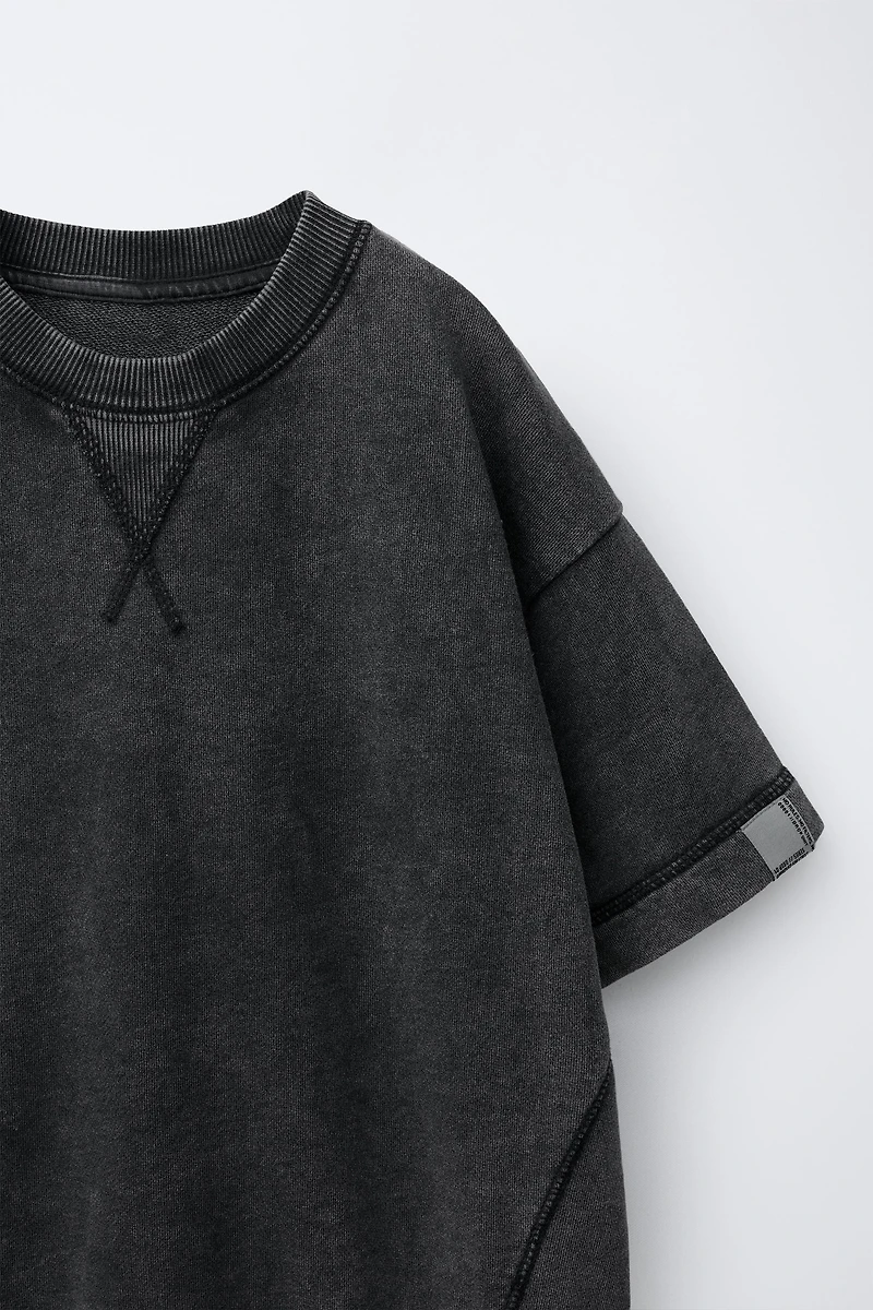 FLEECE LABEL T-SHIRT