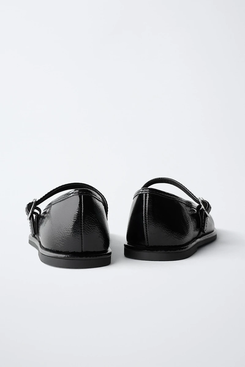 PATENT BALLET FLATS