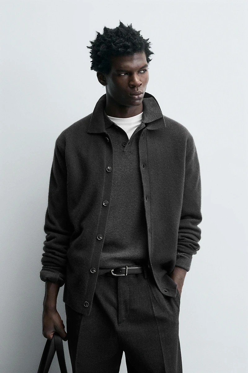 CARDIGAN MÉLANGE DE LAINE ÉDITION LIMITÉE