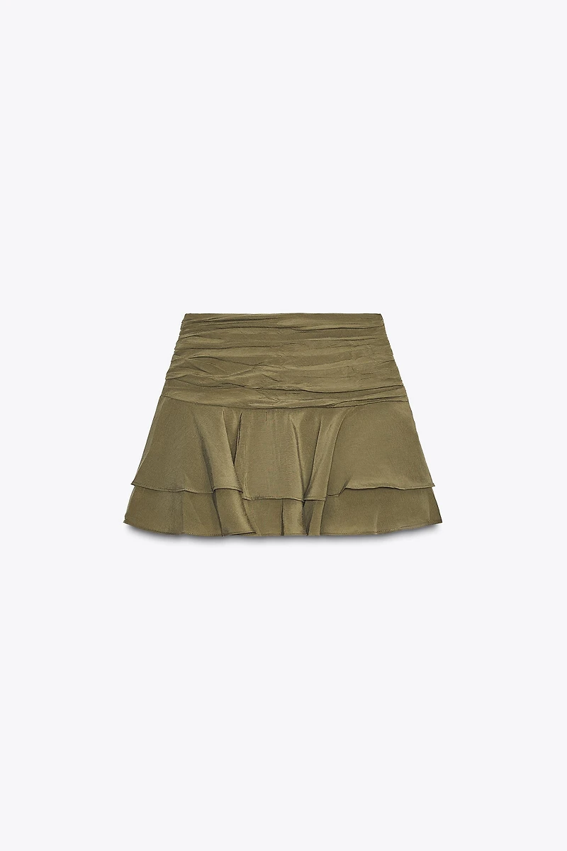 RUFFLE SKORT