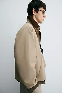 BLOUSON TECHNIQUE COL CONTRASTANT