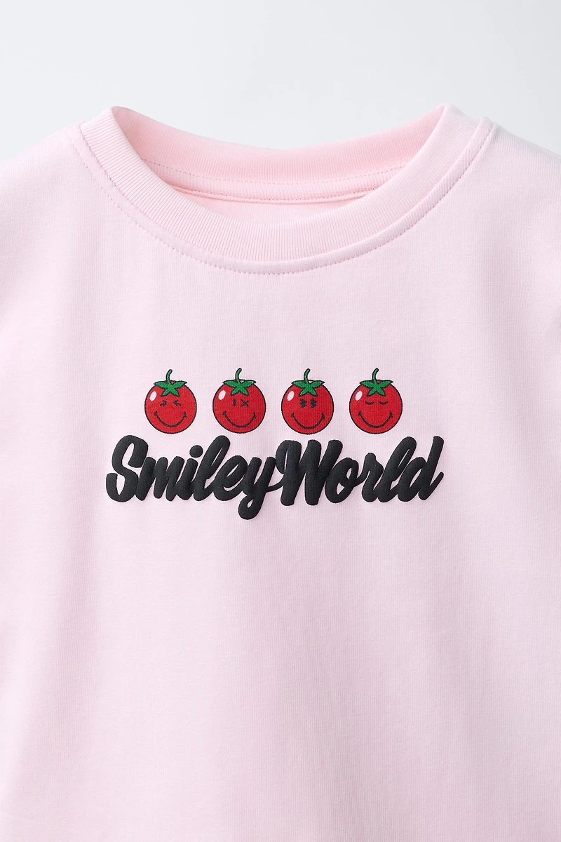 SMILEYWORLD ® TOMATO PRINT T-SHIRT