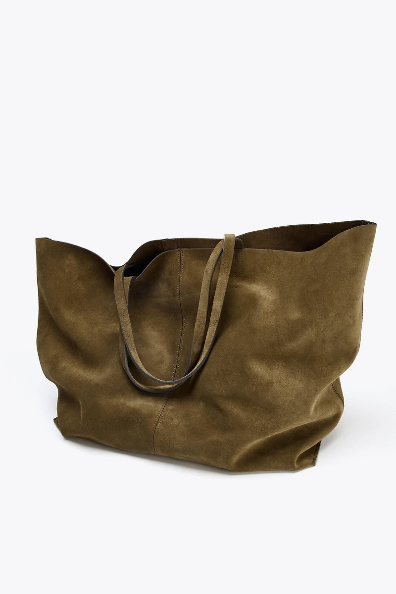 SUEDE MAXI SHOPPER