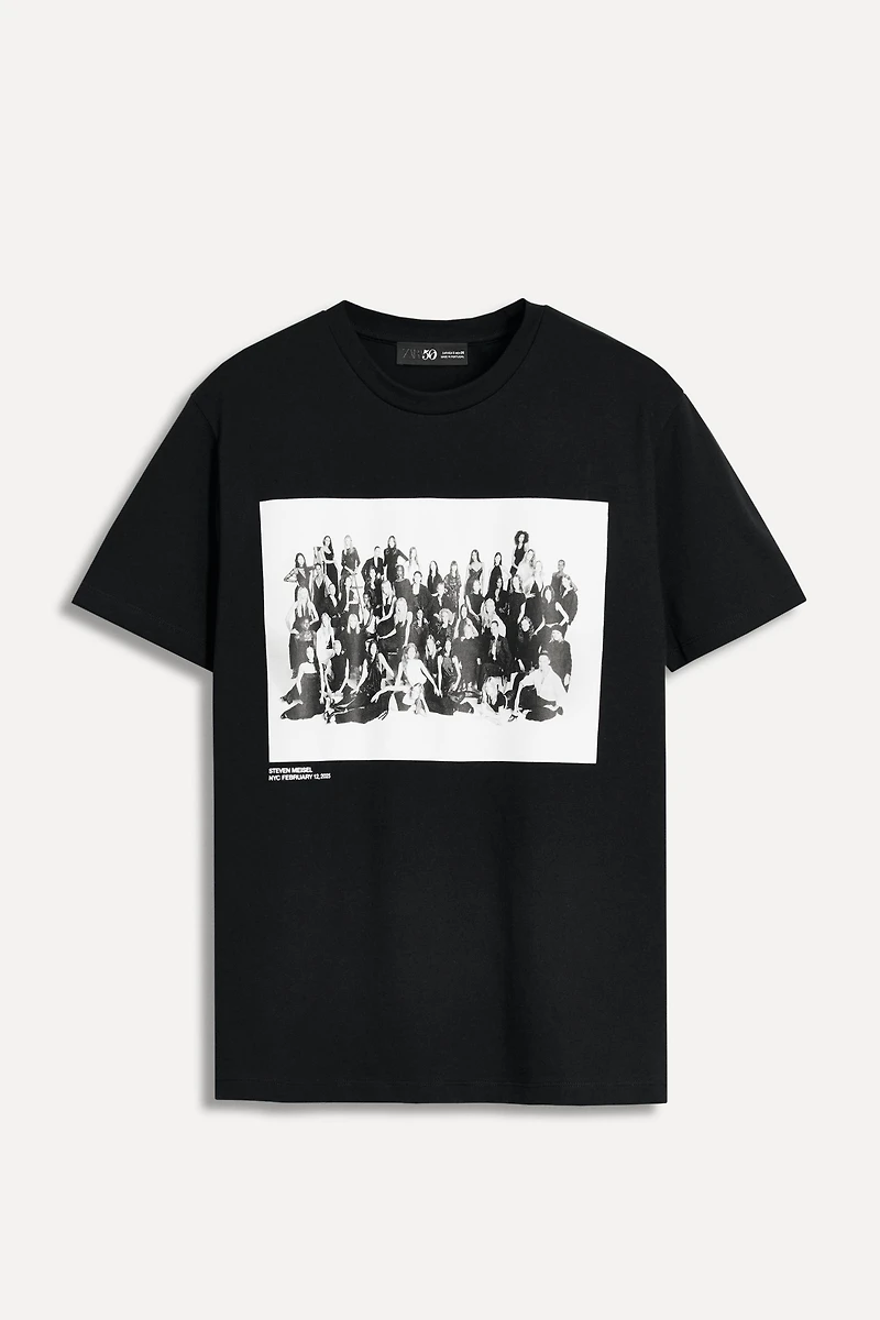 STEVEN MEISEL PHOTO T-SHIRT 50TH ANNIVERSARY