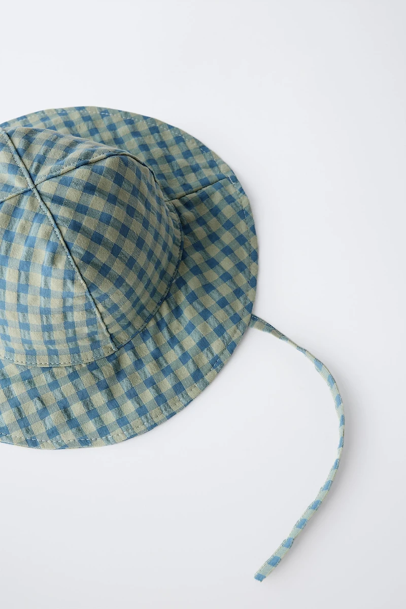 GINGHAM HAT