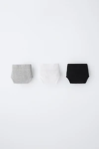 8-14 YEARS/ THREE-PACK OF SEAMLESS BRIEFS
