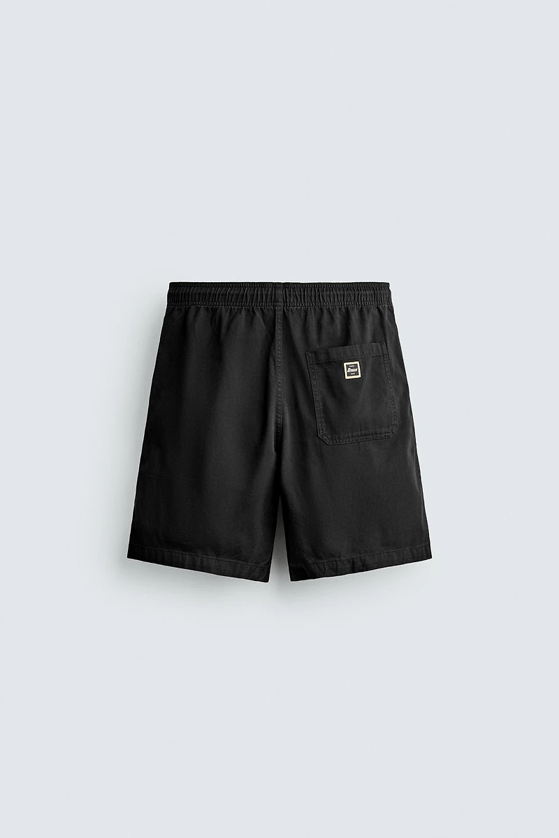 WASHED RELAXED FIT SHORTS