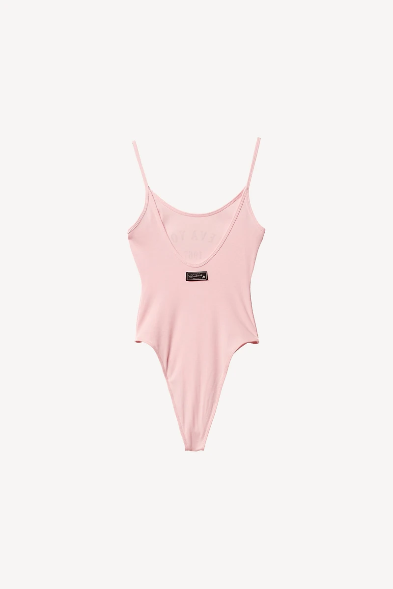 WILLY CHAVARRIA X ZARA FRONT TEXT BODYSUIT