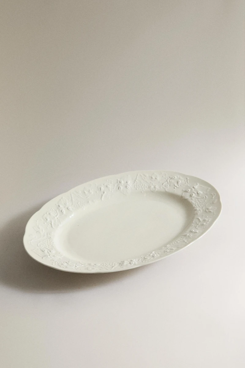 GRAPE PORCELAIN SERVING DISH
