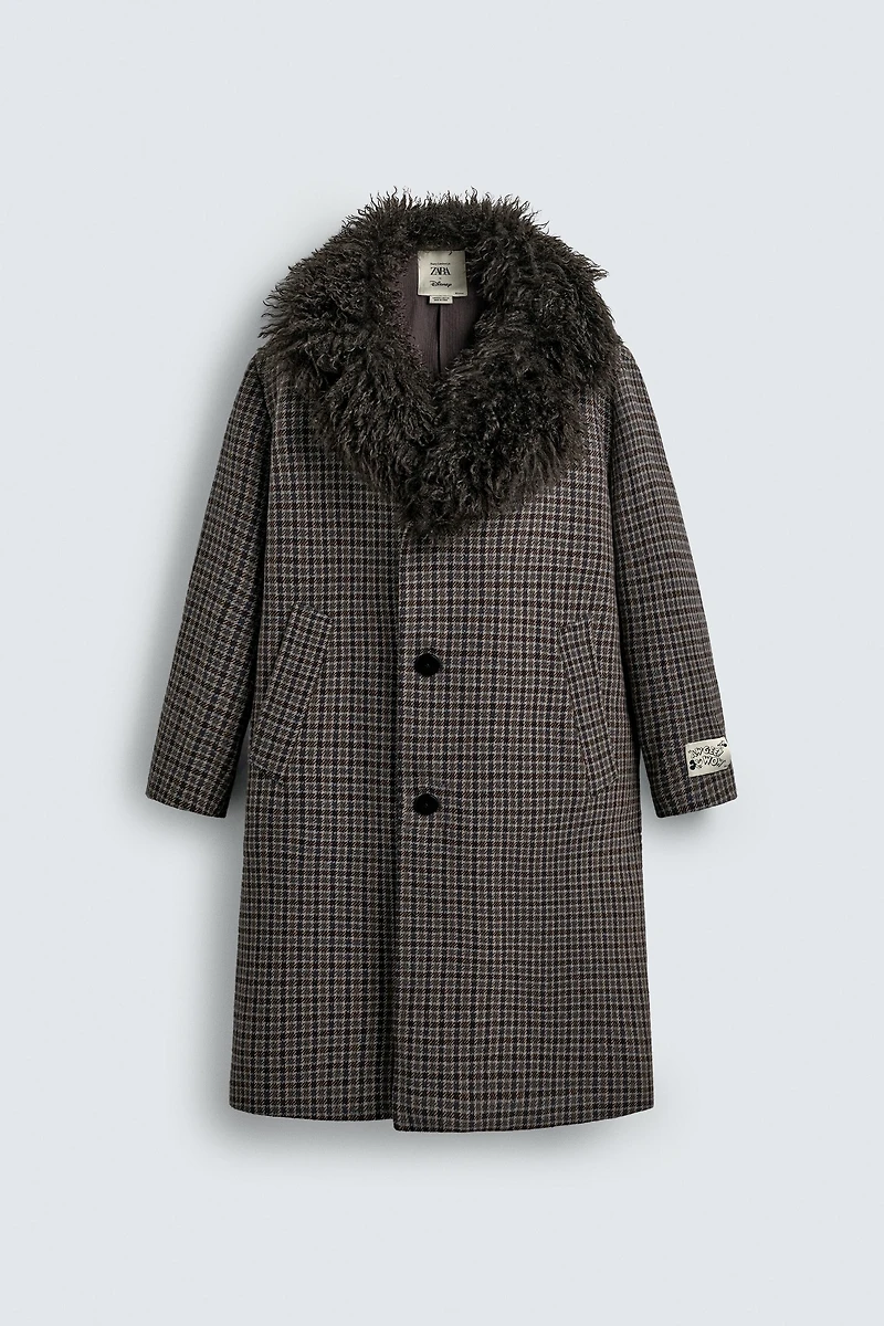 CHECK COMBINED COAT HARRY LAMBERT FOR ZARA X DISNEY
