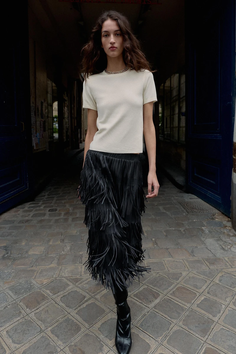 SHORT SLEEVE SOFT FEEL JUMPER