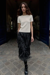 SHORT SLEEVE SOFT FEEL JUMPER