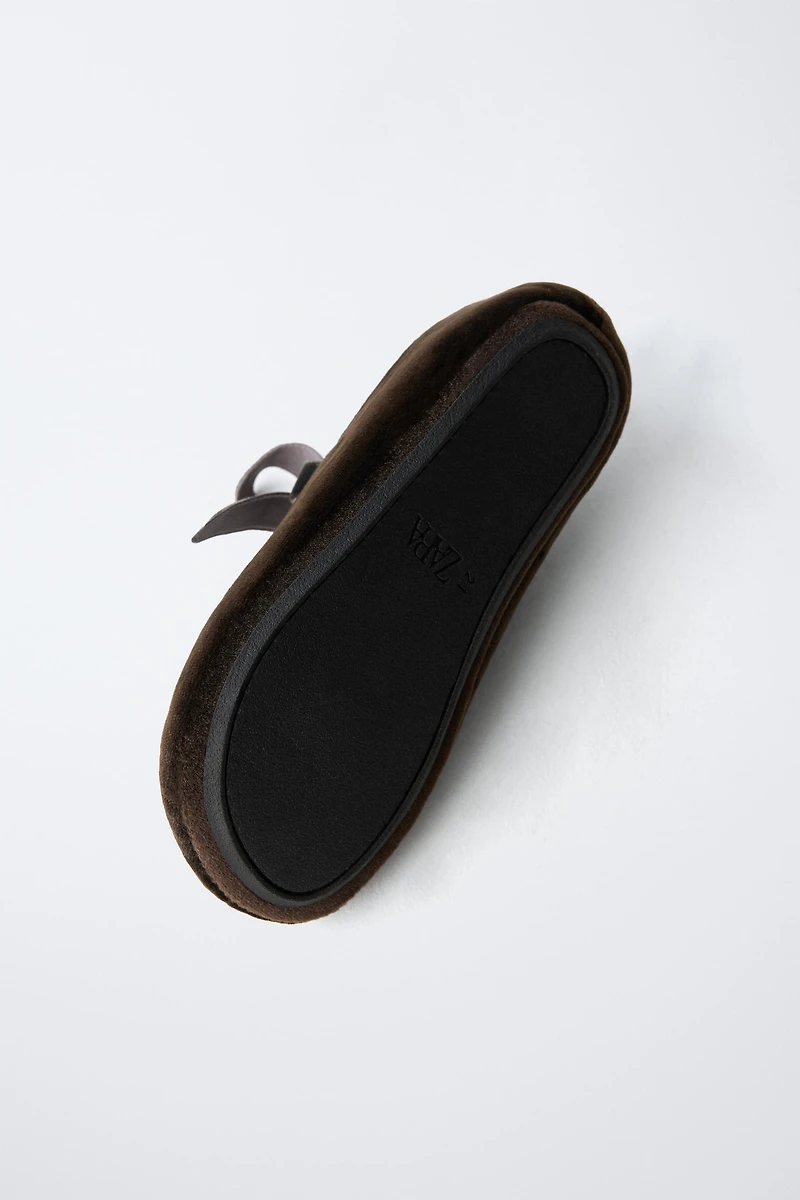 BALLET FLATS WITH BOW