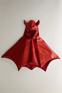 CHILDREN'S HALLOWEEN DEVIL CAPE COSTUME