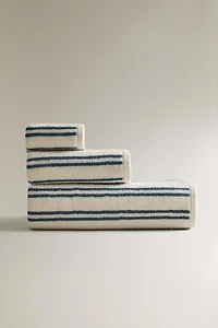 SERVIETTE DE BAIN DOUBLE RAYURE