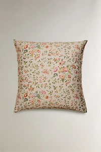FLORAL SATEEN PILLOWCASE (300 THREAD COUNT)